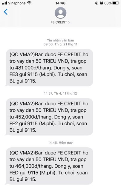 Khách 'tố' FE Credit 'chơi xấu: Mời vay tử tế, đòi nợ như xã hội đen