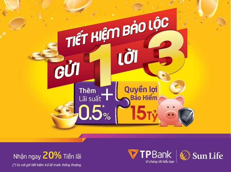TPBank,gửi tiết kiệm,mua bảo hiểm