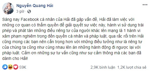 Quang Hải và người trong cuộc nói gì sau khi lộ tin nhắn cá nhân