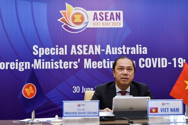 Bộ trưởng các nước ASEAN và Úc họp phiên trực tuyến đặc biệt về COVID-19