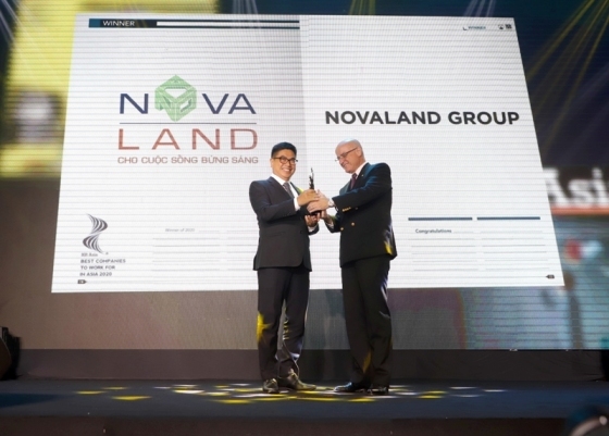 Novaland được vinh danh nơi làm việc tốt nhất Châu Á năm 2020