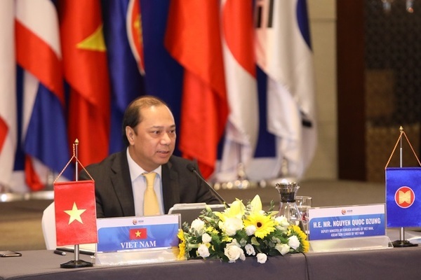 Thứ trưởng Nguyễn Quốc Dũng chủ trì Hội nghị trực tuyến các quan chức cao cấp ASEAN+3