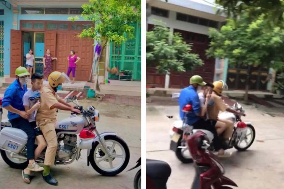 Nam sinh ngủ quên được CSGT chở đi thi là tác giả “cây ATM gạo học đường” của Lào Cai