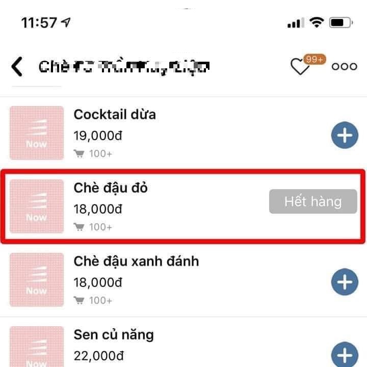 Chè đậu đỏ cháy hàng ngày thất tịch