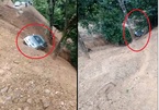 Video: Kinh hãi sạt lở đất cuốn trôi cả ô tô xuống vực