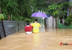 Quảng Nam: Mưa lớn kèm động đất, nhiều nơi bị ngập sâu