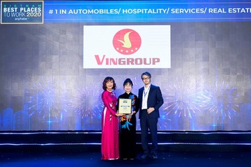 Vingroup là nơi làm việc tốt nhất Việt Nam trong lĩnh vực ô tô, bất động sản, nghỉ dưỡng, giáo dục
