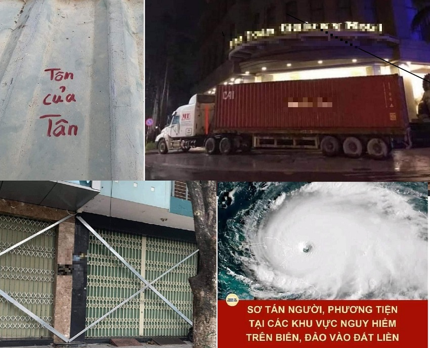 Xót xa cảnh người dân miền Trung làm mọi cách giảm thiệt hại của bão số 9