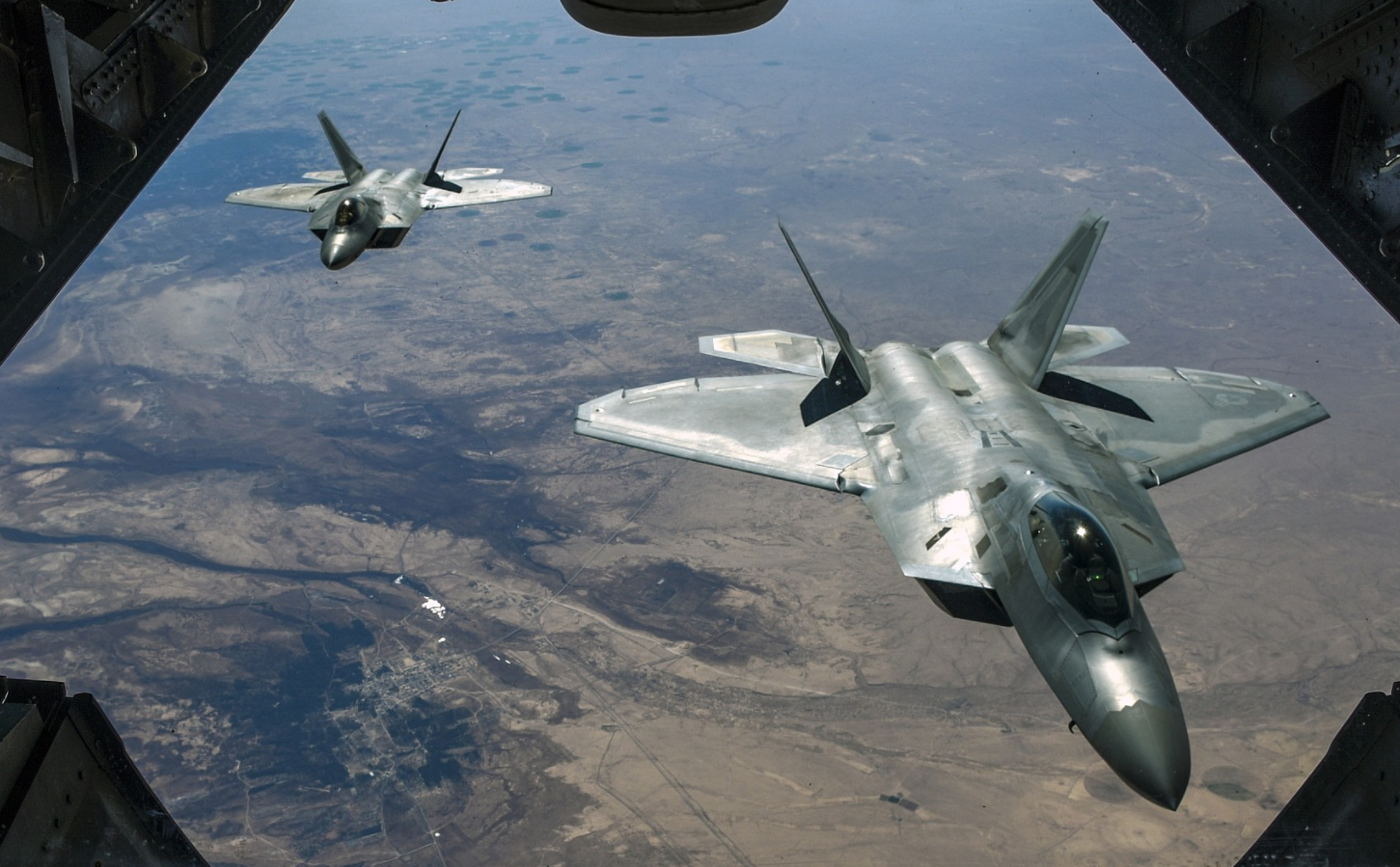 Máy bay F-22,Trung Đông,chiến đấu cơ Mỹ,vũ khí Mỹ