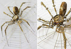 Sáng tạo nhện khổng lồ sống động như thật từ kim loại bỏ đi