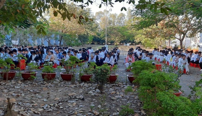 An Giang: BHXH huyện Chợ Mới nhiều năm hoàn thành sớm thu BHYT học sinh