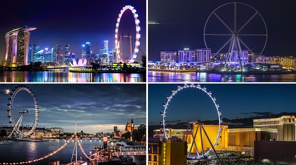 Top 10 vòng đu quay lớn nhất thế giới