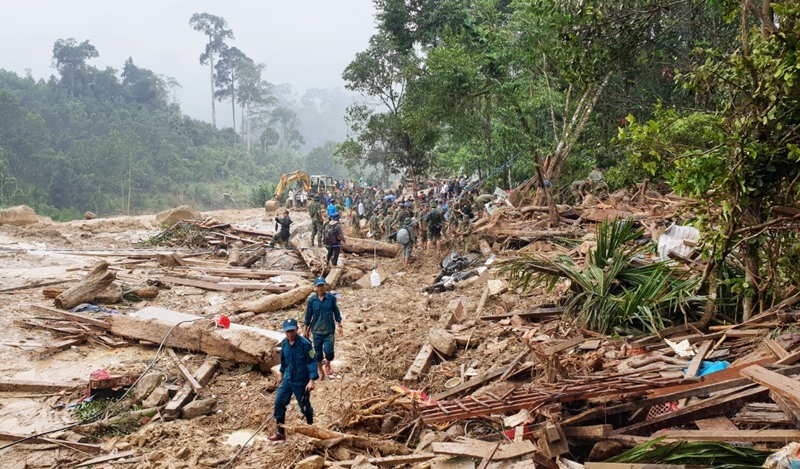 Quảng Nam: Phát hiện bộ xương người, nghi là nạn nhân trong vụ sạt lở núi