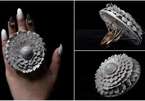Chiếc nhẫn 12.638 viên kim cương lấp lánh lập kỷ lục Guinness