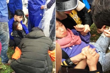 Nghệ An: Hai mẹ con nghi bị chuốc thuốc mê, nằm hoảng loạn bên vệ đường