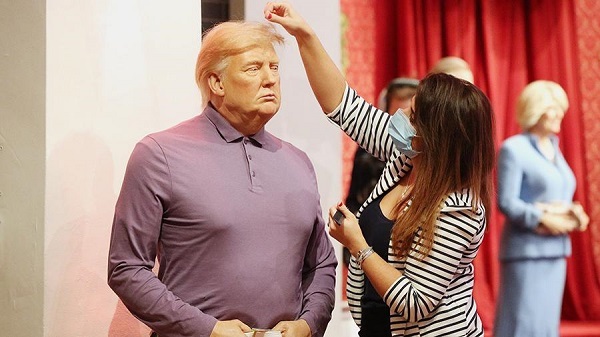 Tượng sáp Trump bị cho vào kho trước lễ nhậm chức của ông Biden