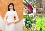 Hoa hậu Đỗ Thị Hà đón Tết quê nhà với khu vườn mộc mạc cái gì cũng có