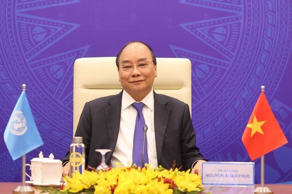 Thủ tướng Nguyễn Xuân Phúc tham dự phiên Thảo luận mở Cấp cao trực tuyến của HĐBA
