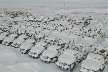‘Thị trấn ma’ ở Nga gần như tàng hình trong tuyết