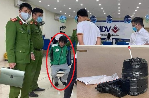 Hà Nội: Xông vào ngân hàng cướp gần 70 triệu trong giờ nghỉ trưa, bị nhân viên 'bắt nóng'