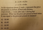 Bài toán tính giá thịt bò gây tranh cãi
