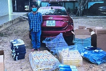 Bắt giữ 3.000 gói thuốc lá điếu nhập lậu vào Tây Ninh