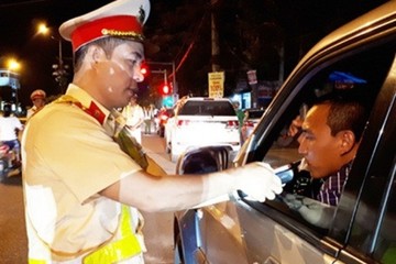 Hà Tĩnh: 4 tài xế bị phạt 42 triệu đồng vì vi phạm nồng độ cồn