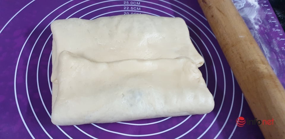 Cách làm bánh mì đá cẩm thạch từ khoai lang tím