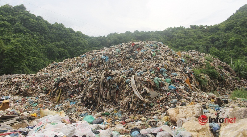 Bãi rác,ô nhiễm,giải phóng mặt bằng,vệ sinh môi trường,Nghệ An,xử lý rác,cháy bãi rác,dự án chậm tiến độ