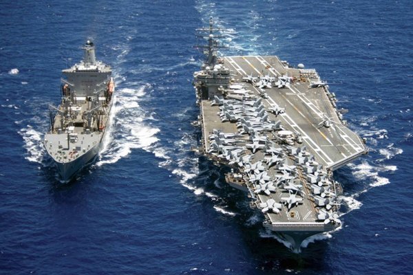 Nhóm tác chiến tàu sân bay Mỹ tiến vào Biển Đông