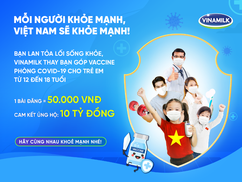 Chỉ cần một việc làm đơn giản, bạn đã góp một liều vắc xin cho trẻ em để phòng Covid-19