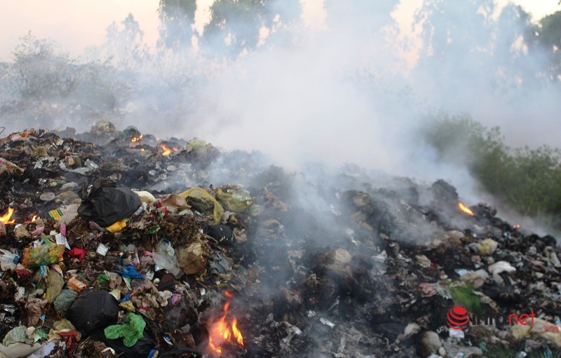 Nghệ An chấn chỉnh việc đốt rác, xả thải sai quy định