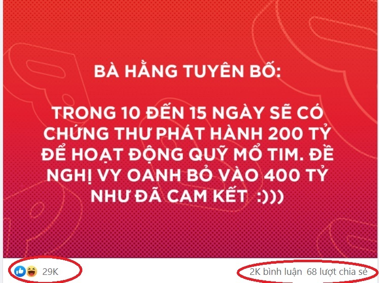CĐM háo hức mong 'thách đấu' của CEO Phương Hằng và Vy Oanh có kết quả nộp vào quỹ phòng chống Covid-19 tới 5.400 tỷ đồng!