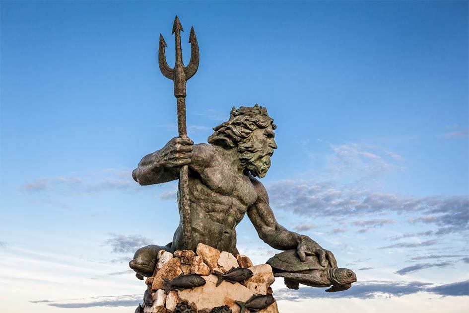 Câu chuyện về vị thần biển cả Poseidon
