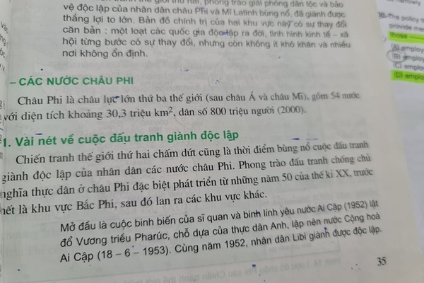 Tranh Luận Về Đáp Án Lịch Sử 'Ai Cập Giành Độc Lập Ở Châu Phi'