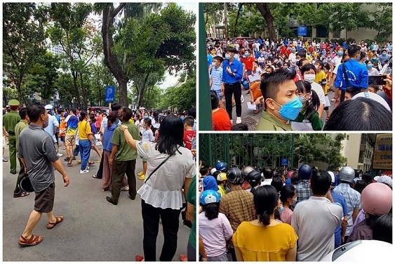 Sau vụ phụ huynh chen chúc ngoài cổng trường, Hà Nội ra yêu cầu cứng rắn nhằm phòng chống dịch Covid-19 - Vimarsana News