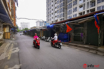 Hơn 2000 gian hàng chợ Đồng Xuân đóng cửa, TTTM phủ bạt dài ngày chống dịch