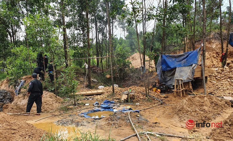Tổ chức truy quét các “điểm nóng” khai thác vàng trái phép ở Quảng Nam