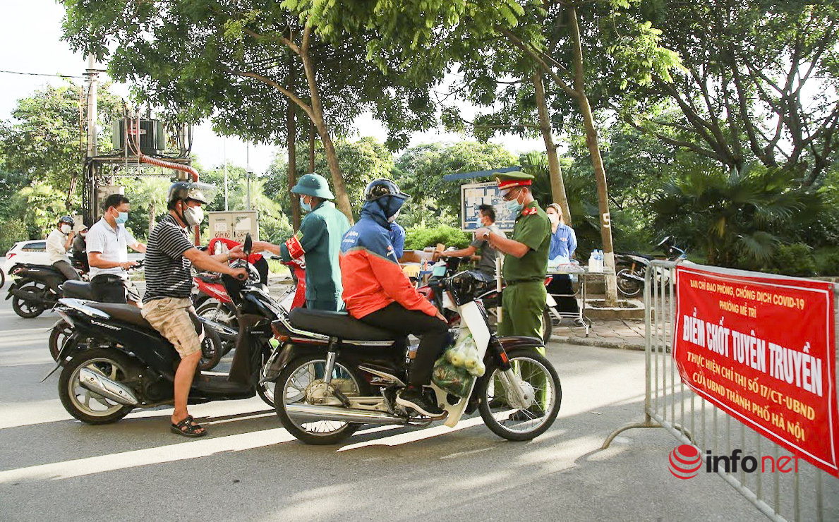 Hà Nội: Lập chốt kiểm soát người ra vào xã, phường không cần thiết