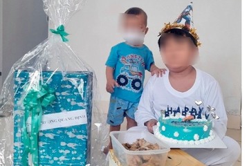 Sinh nhật đặc biệt của F0 9 tuổi ở bệnh viện dã chiến
