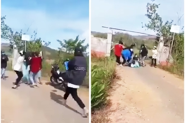 Quảng Nam: Xôn xao clip nữ sinh bị nhóm bạn dùng cây, mũ bảo hiểm đánh tới tấp