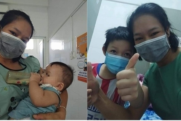 Nữ điều dưỡng trở thành 'bảo mẫu' của nhiều cháu nhỏ nhiễm Covid-19