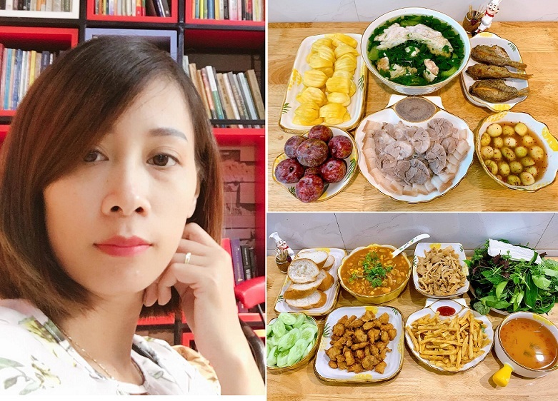 Bà mẹ 2 con 'chiều' khẩu vị cả nhà với những mâm cơm phong phú dù chỉ chế biến quanh quẩn thịt, cá