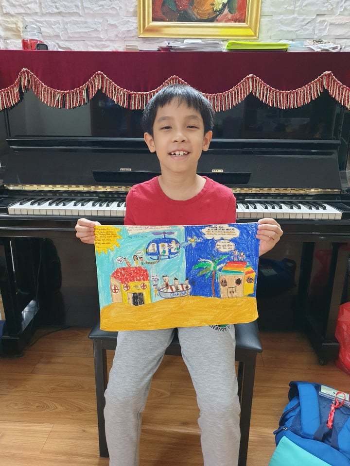 Bảo Minh,bé trai lớp 4,làm thơ