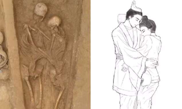 Bí mật ngôi mộ cổ của cặp đôi ôm nhau đến lúc chết