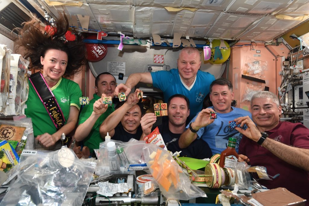 Sinh nhật đặc biệt trên Trạm vũ trụ quốc tế ISS
