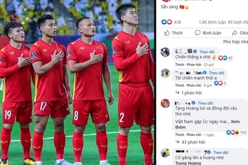 Trận đấu Việt Nam với Australia: Các 'chiến binh sao vàng' nói gì trước giờ bóng lăn?