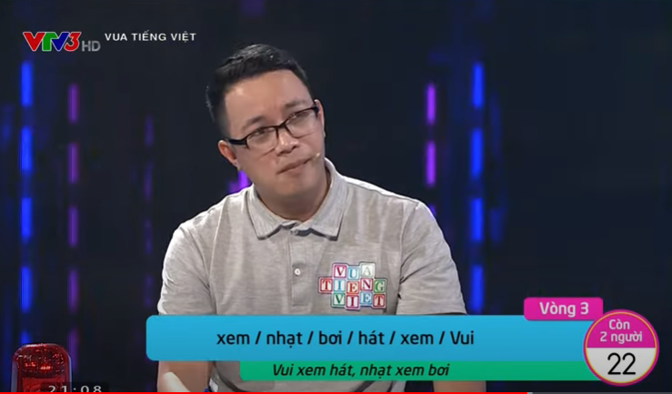 Vua tiếng Việt,Tiếng Việt,game show,hài hước,tri thức,học tiếng Việt