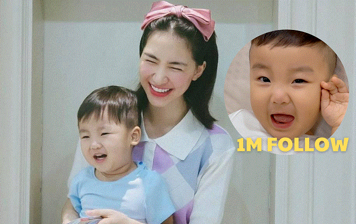 Con trai 2 tuổi đạt 1 triệu follow trên MXH, Hoà Minzy khẳng định không nhận quảng cáo