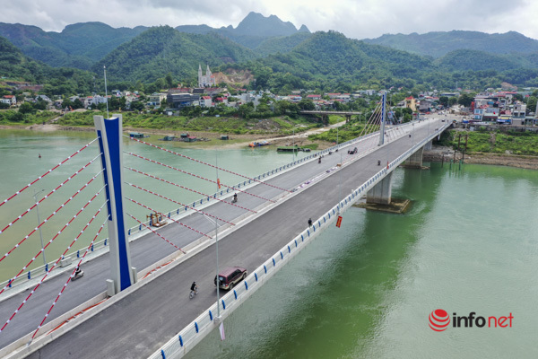 Cầu Hòa Bình 2,thông xe,sông Đà,Hòa Bình